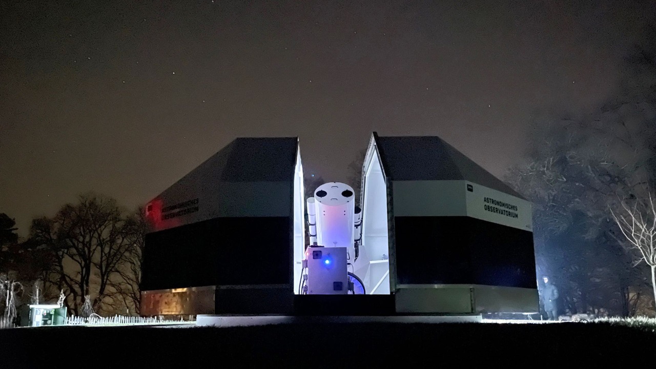 Observatoire sur le Gurten la nuit