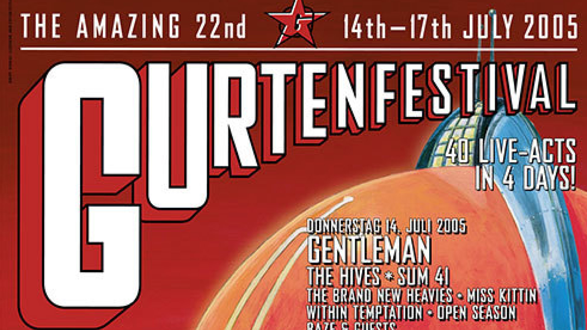 2005 Gurtenfestival billboard