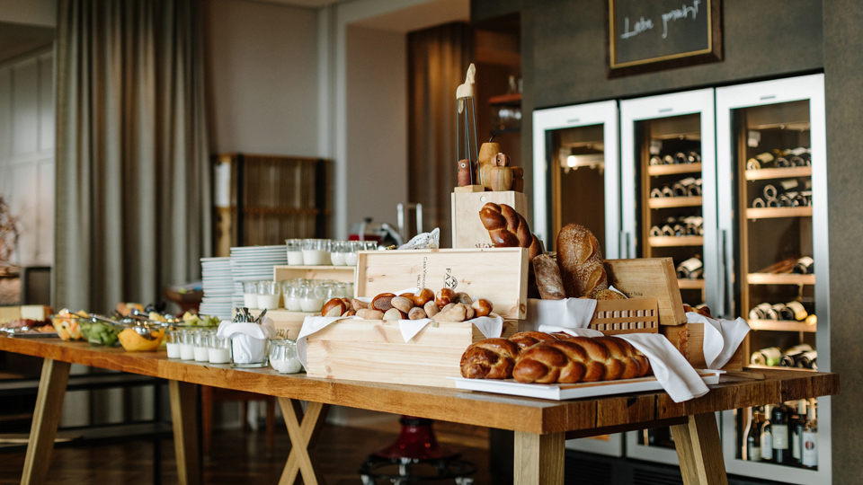 Le buffet du brunch chez Gurtners Sunntigsbrunch.