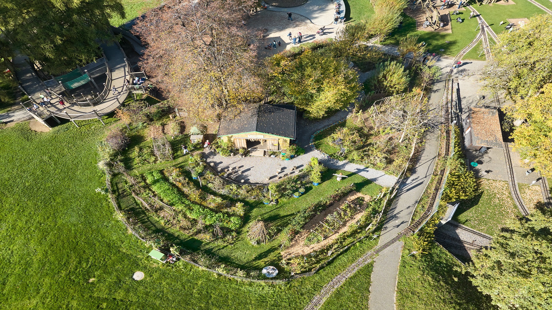 The Gurtengärtli from a bird's eye view.