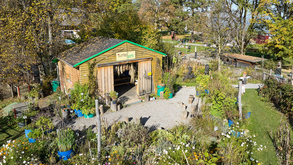 Le jardin Gurten au début de l'automne