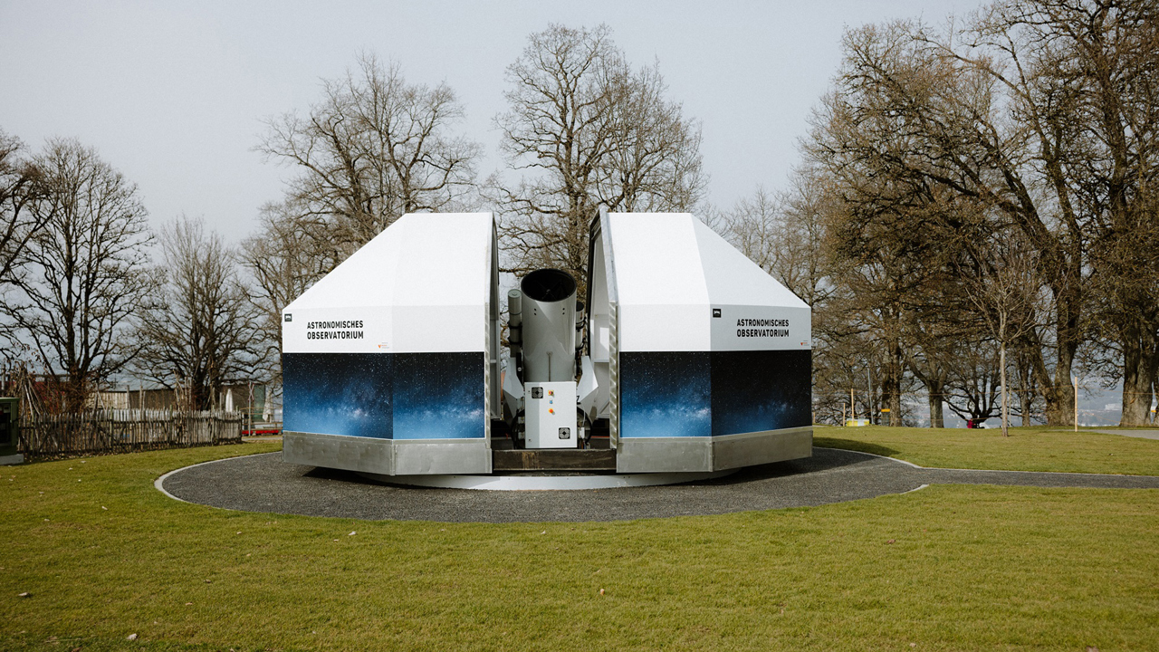L'observatoire ouvert du Gurten pendant la journée.