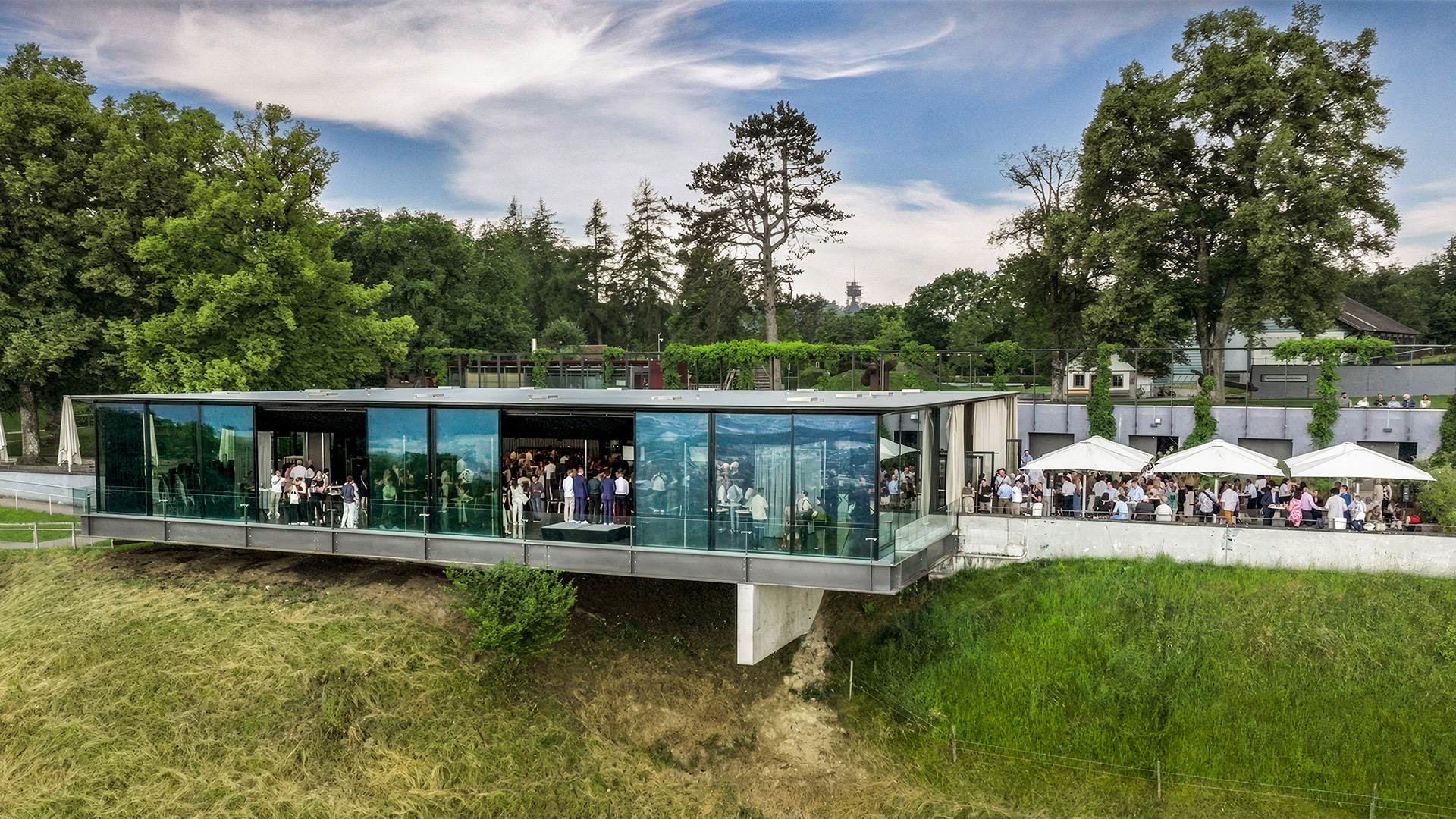 grosser Anlass in Eventlocation Pavillon