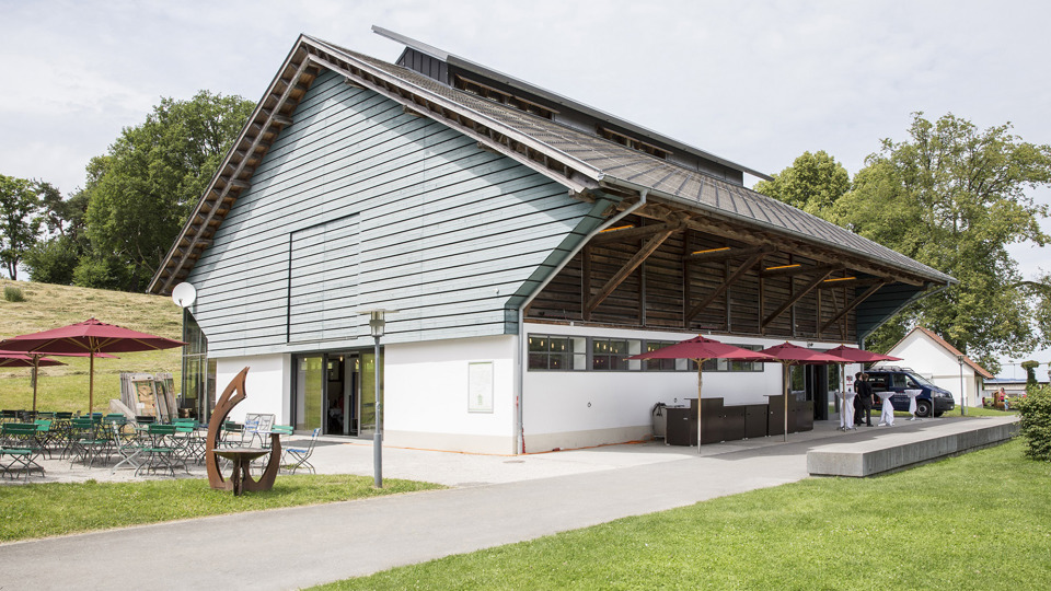 Le Kulturschür avec la grande terrasse