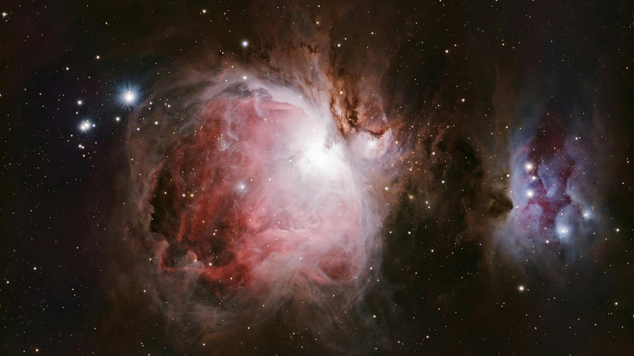 La nébuleuse d'Orion dans le ciel